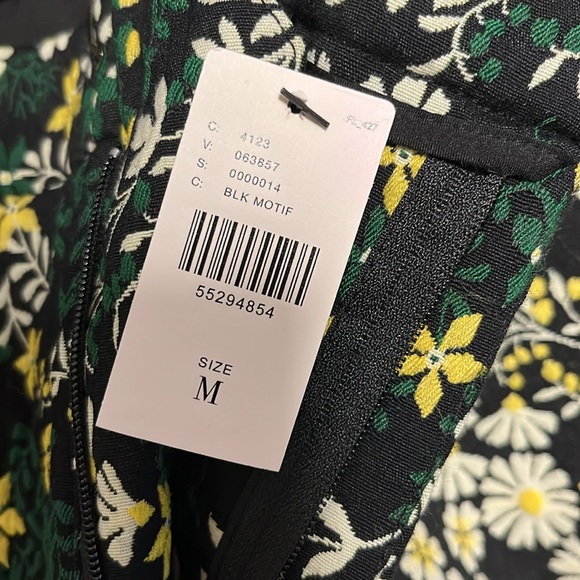 NWT Anthropologie Current Air Daisy Floral Embroidered Slim Straight Pants M - Picture 6 of 9